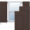 Ekena Millwork Americraft 2 Equal Raised Panel Exterior Real Wood Shutters, RW101RP12X54TBH, PR RW101RP12X54TBH - alternate 1